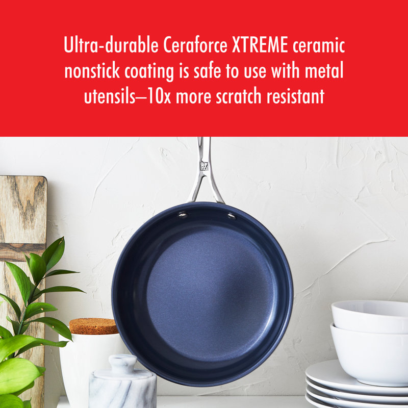 ZWILLING J.A. Henckels Clad CFX Non Stick Stainless Steel Frying Pan